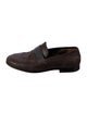 Brunello Cucinelli Monili Leather Loafers