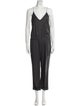 Brunello Cucinelli Silk V-Neck Jumpsuit