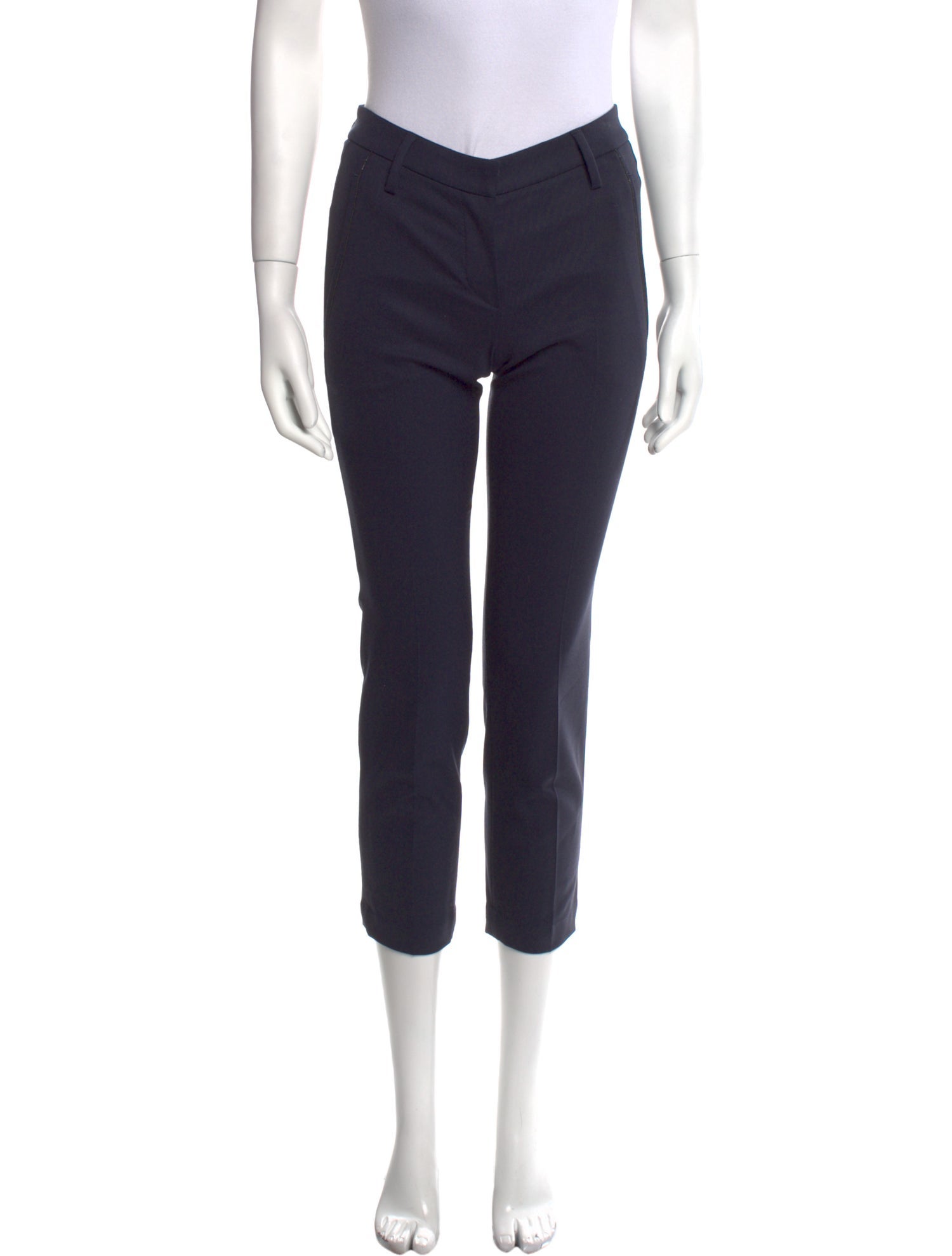 Brunello Cucinelli Virgin Wool Skinny Leg Pants