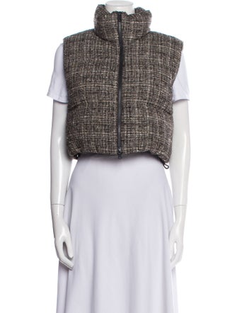 Brunello Cucinelli Down Tweed Pattern Vest