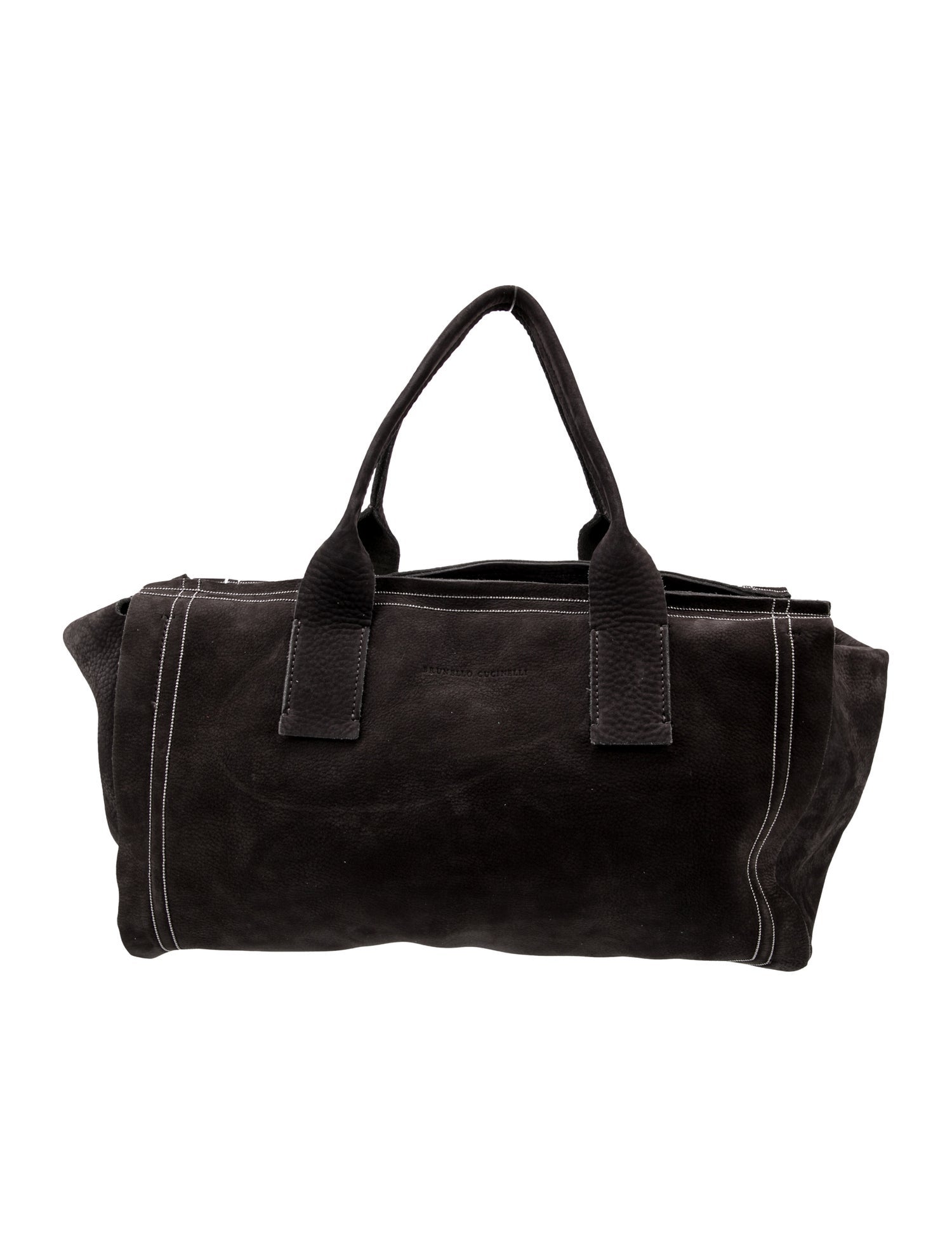 Brunello Cucinelli Suede Weekender Bag