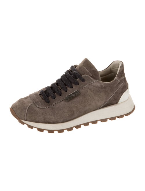 Brunello Cucinelli Suede Printed Sneakers