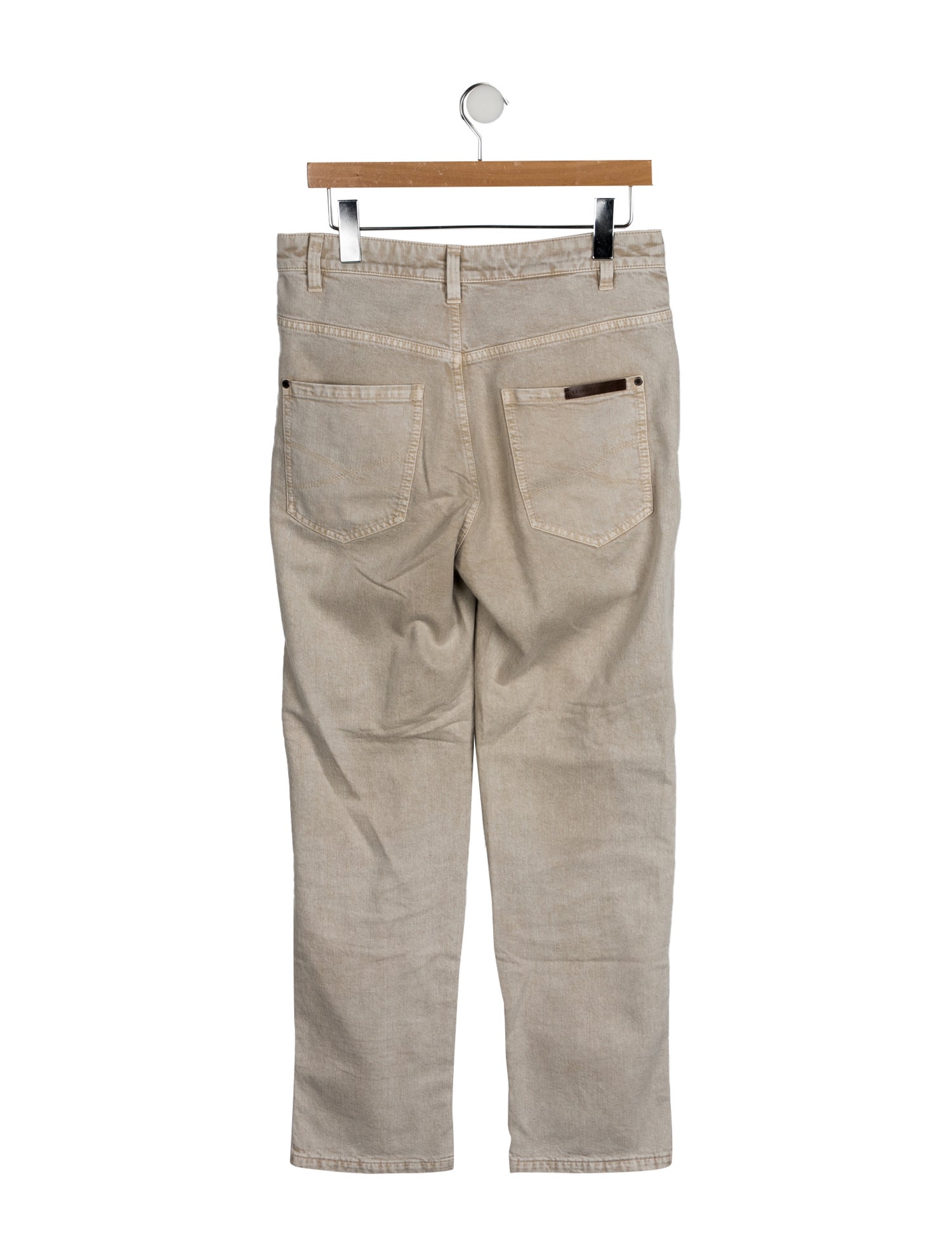 Brunello Cucinelli Mid-Rise Straight Leg Jeans