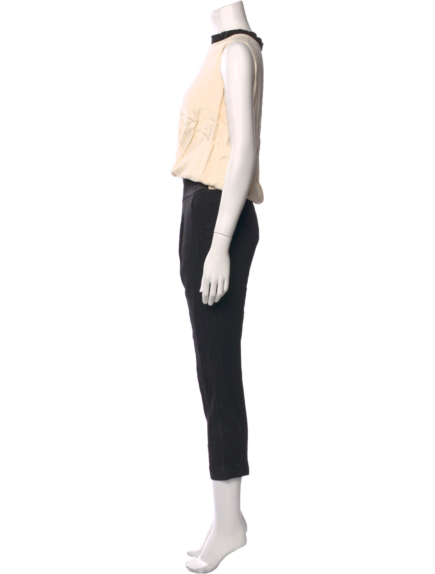 Brunello Cucinelli Silk Crew Neck Jumpsuit