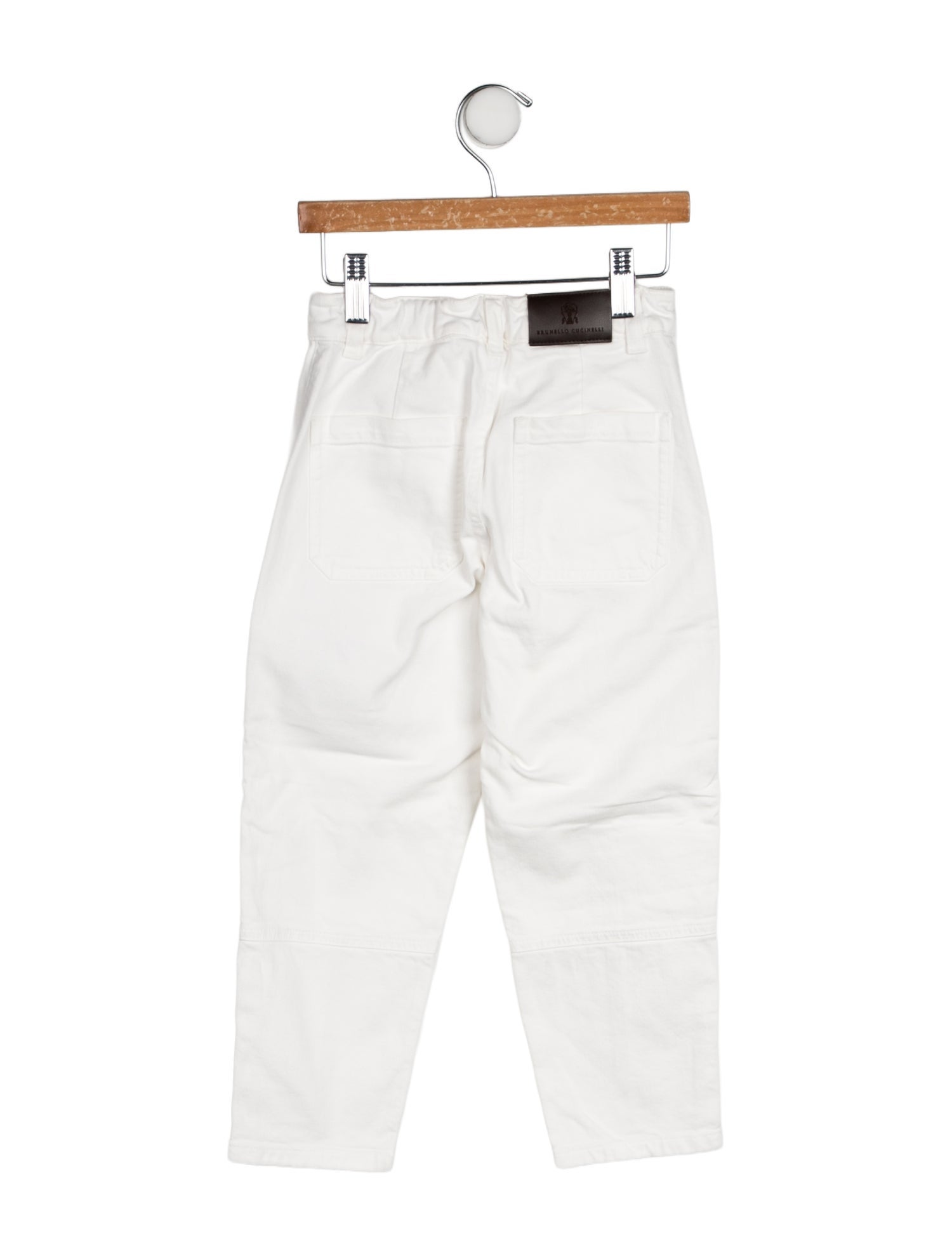 Brunello Cucinelli Toddler Girls' Solid Jeans