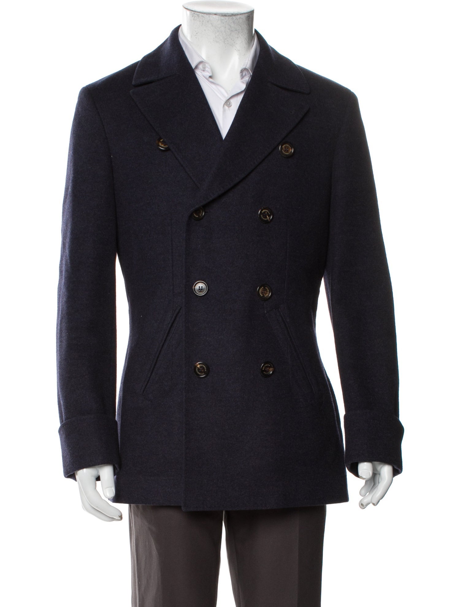 Brunello Cucinelli Wool Peacoat