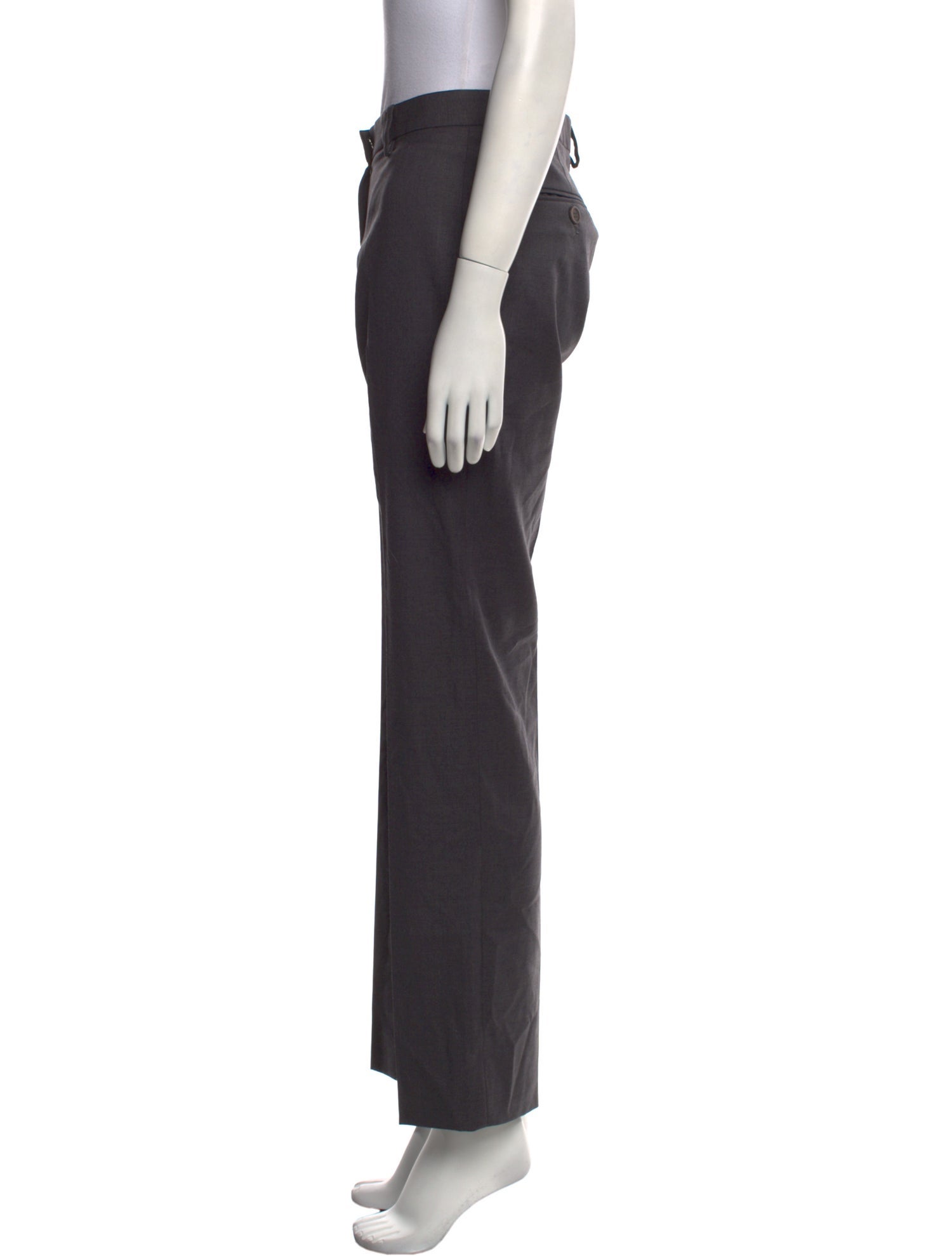 Brunello Cucinelli Virgin Wool Straight Leg Pants