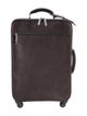 Brunello Cucinelli Leather Rolling Suitcase