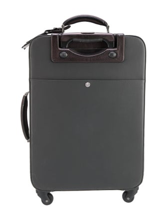 Brunello Cucinelli Leather Rolling Suitcase