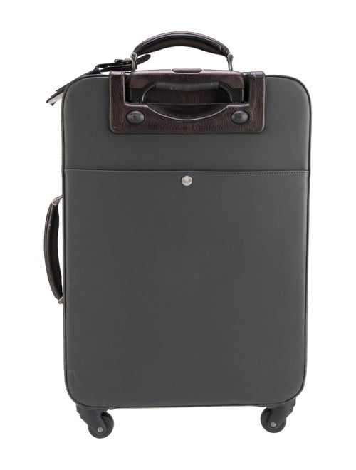 Brunello Cucinelli Leather Rolling Suitcase