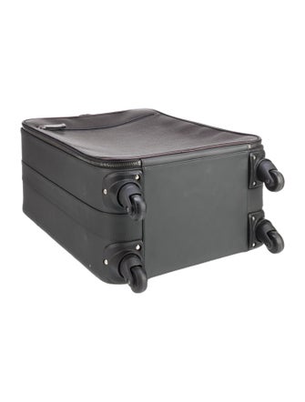 Brunello Cucinelli Leather Rolling Suitcase