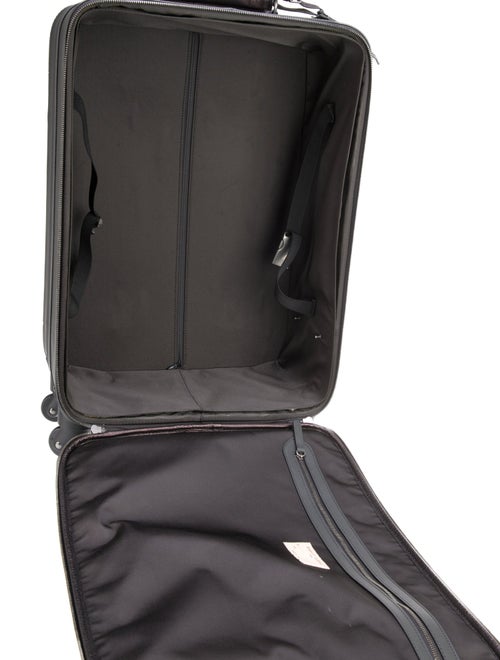 Brunello Cucinelli Leather Rolling Suitcase