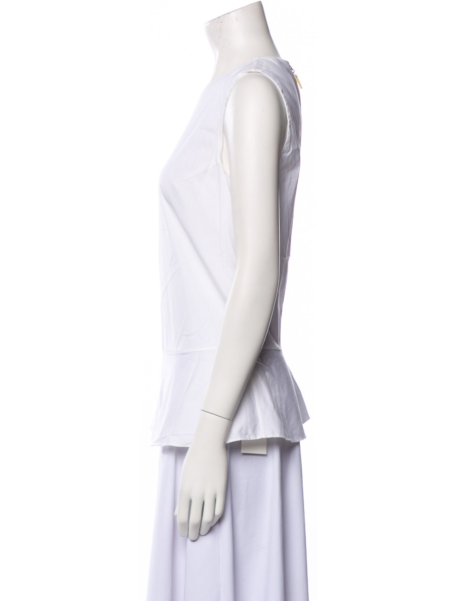 Brunello Cucinelli Crew Neck Sleeveless Top