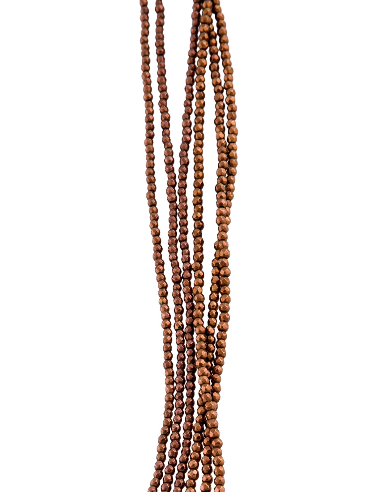 Brunello Cucinelli Leather Beaded Multistrand Necklace