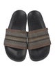 Brunello Cucinelli Monili Leather Slides