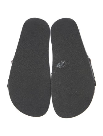Brunello Cucinelli Monili Leather Slides