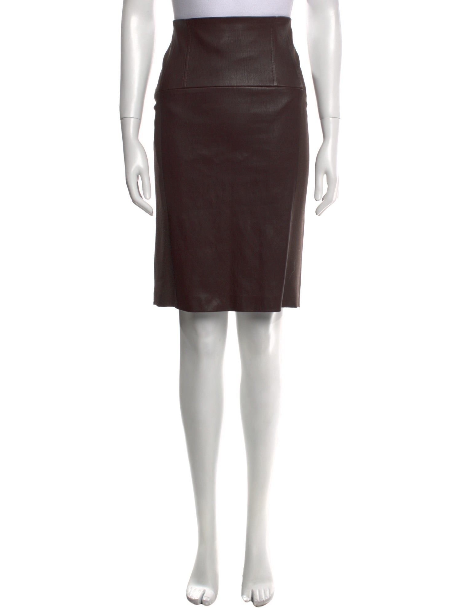 Brunello Cucinelli Virgin Wool Knee-Length Skirt