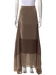 Brunello Cucinelli Silk Long Skirt