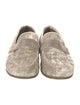 Brunello Cucinelli Velvet Beaded Accents Loafers