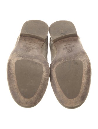 Brunello Cucinelli Velvet Beaded Accents Loafers