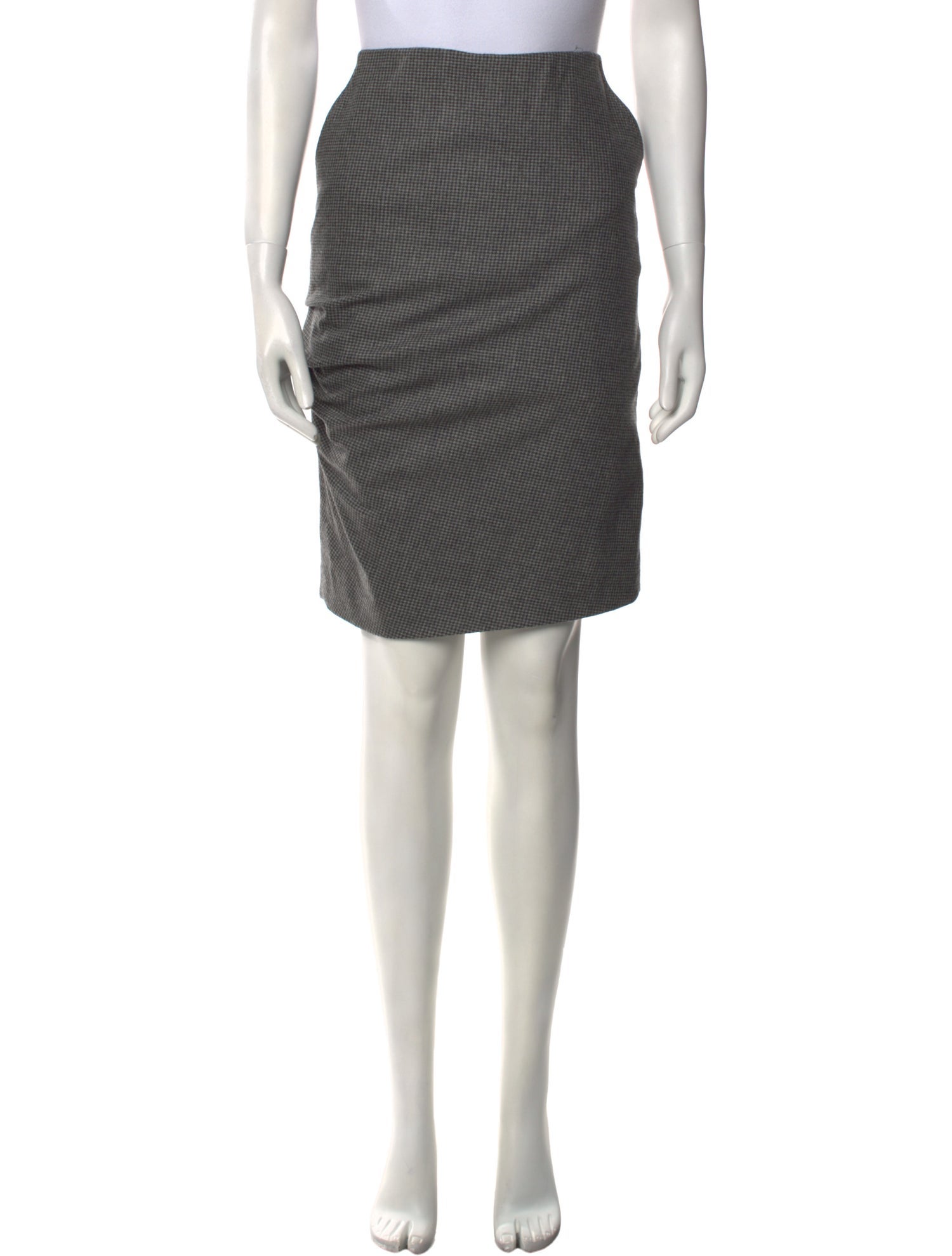 Brunello Cucinelli Virgin Wool Knee-Length Skirt