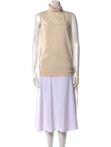 Brunello Cucinelli Tops Silk Turtleneck Tunic XS