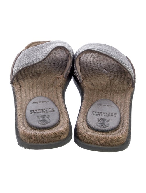 Brunello Cucinelli Monili Suede Espadrilles