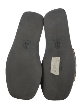 Brunello Cucinelli Monili Suede Espadrilles