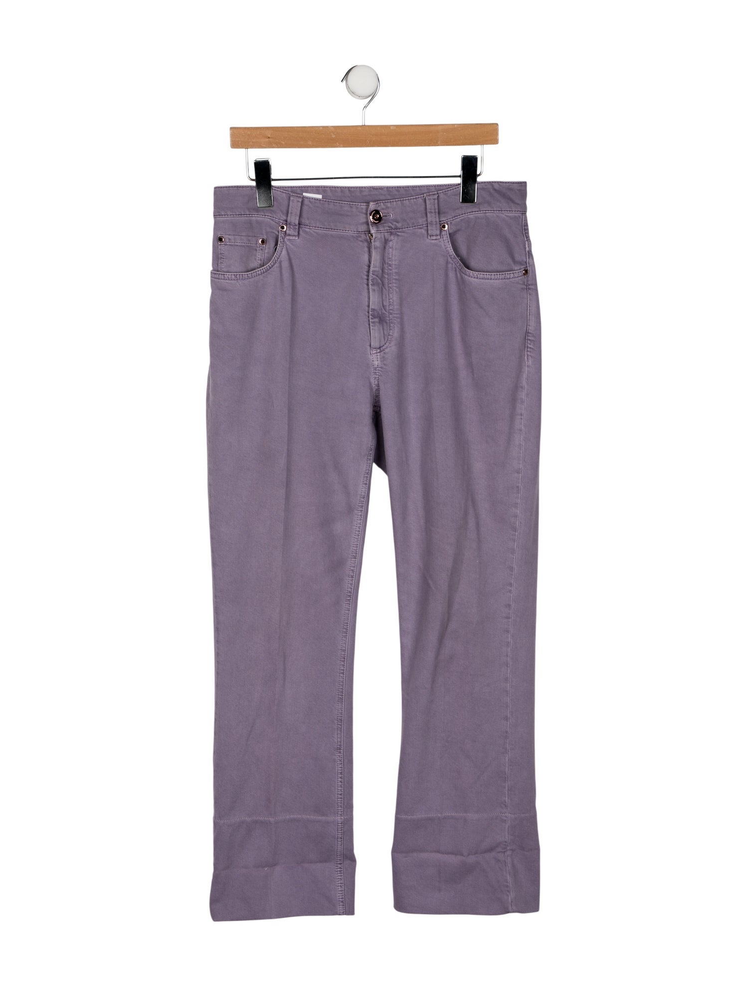 Brunello Cucinelli Mid-Rise Wide Leg Jeans