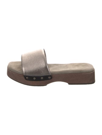 Brunello Cucinelli Leather Slides