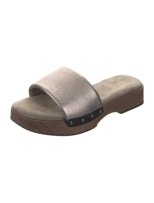 Brunello Cucinelli Leather Slides