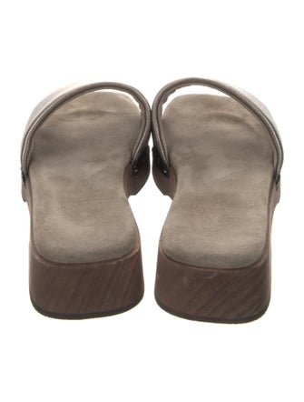Brunello Cucinelli Leather Slides