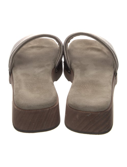Brunello Cucinelli Leather Slides