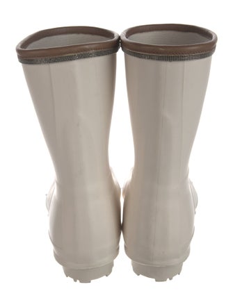 Brunello Cucinelli Monili Rubber Rain Boots