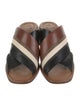 Brunello Cucinelli Leather Printed Slides