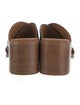 Brunello Cucinelli Leather Printed Slides