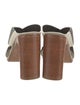 Brunello Cucinelli Monili Leather Slides