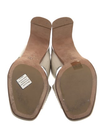 Brunello Cucinelli Monili Leather Slides