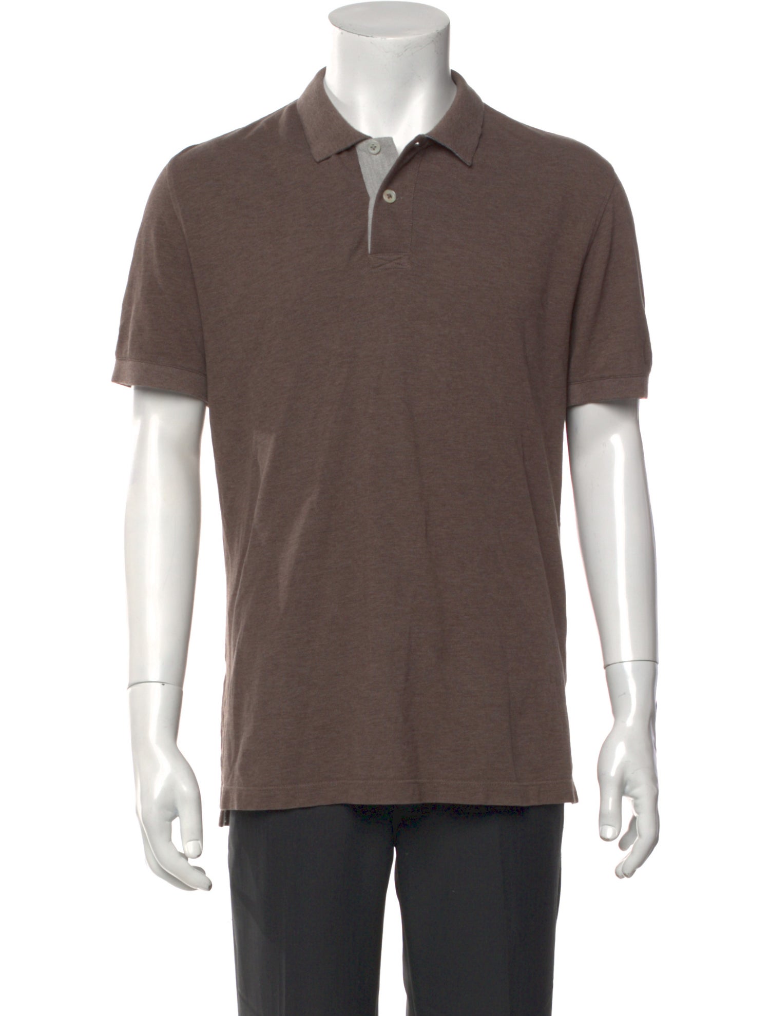 Brunello Cucinelli Crew Neck Short Sleeve Polo Shirt