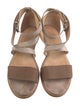 Brunello Cucinelli Leather Gladiator Sandals