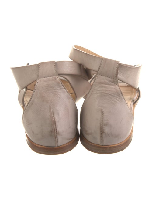 Brunello Cucinelli Leather Gladiator Sandals