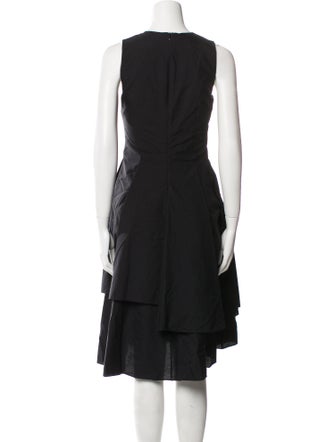 Brunello Cucinelli Crew Neck Midi Length Dress