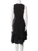 Brunello Cucinelli Crew Neck Midi Length Dress