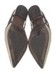 Brunello Cucinelli Leather Slingback Flats