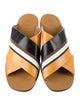 Brunello Cucinelli Monili Leather Slides