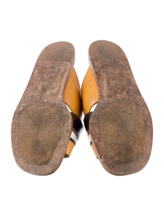 Brunello Cucinelli Monili Leather Slides