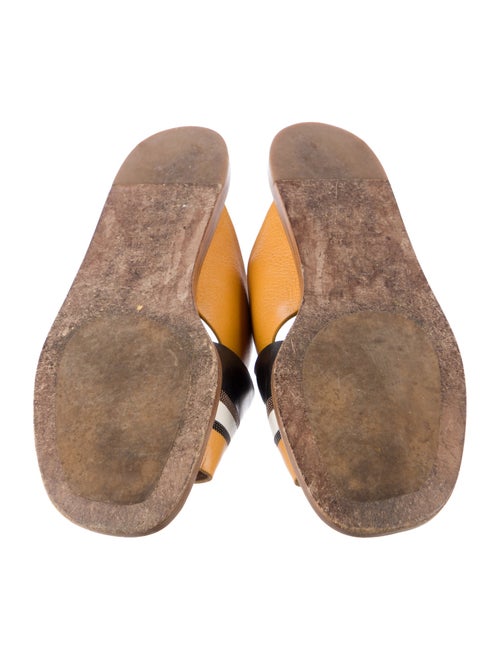 Brunello Cucinelli Monili Leather Slides