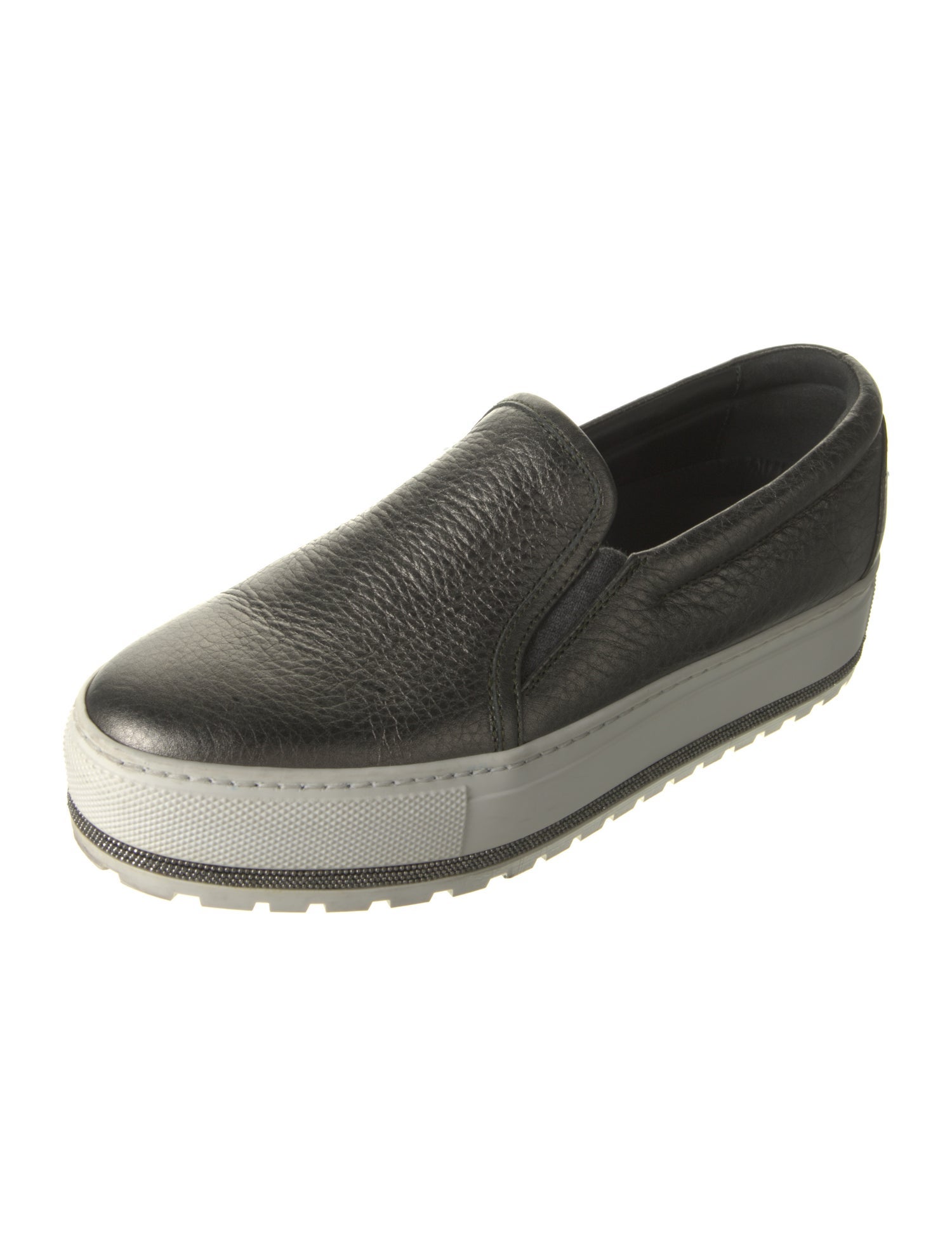 Brunello Cucinelli Monili Leather Sneakers