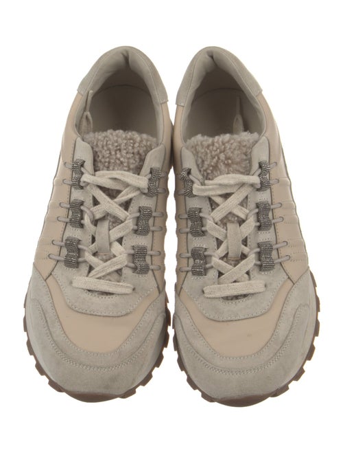 Brunello Cucinelli Monili Suede Sneakers