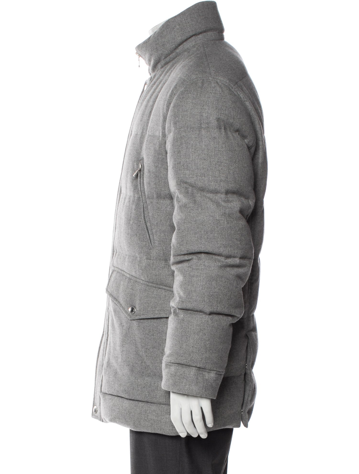 Brunello Cucinelli Wool Puffer Coat